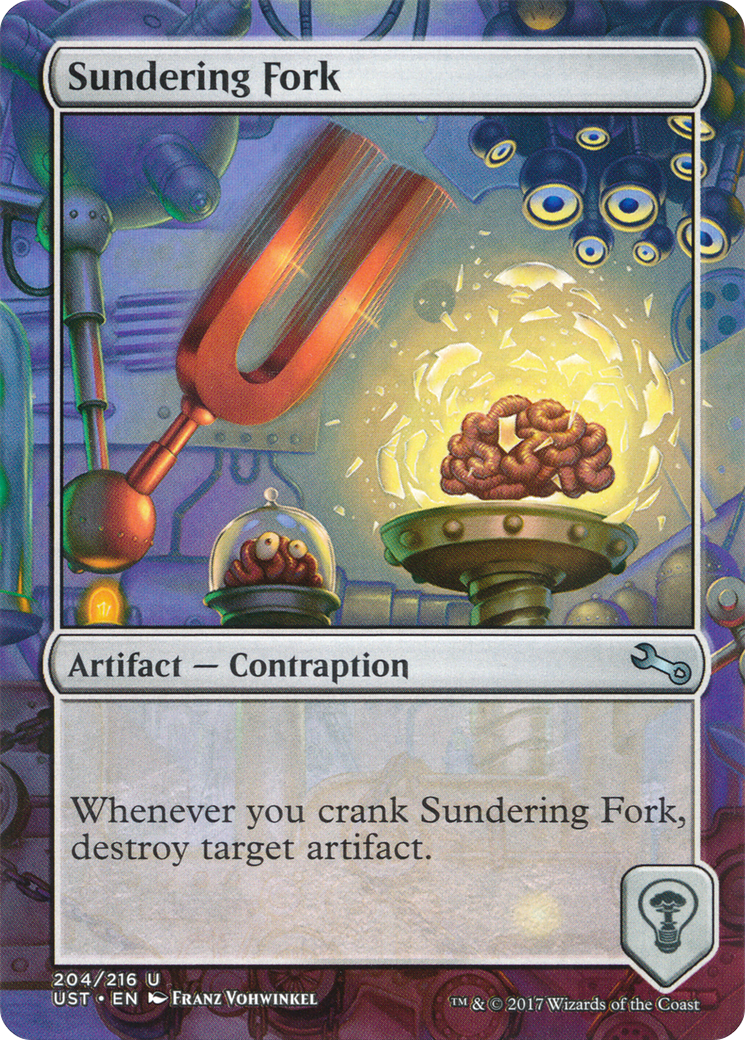 Sundering Fork (UST-204) - Unstable (Borderless) Foil