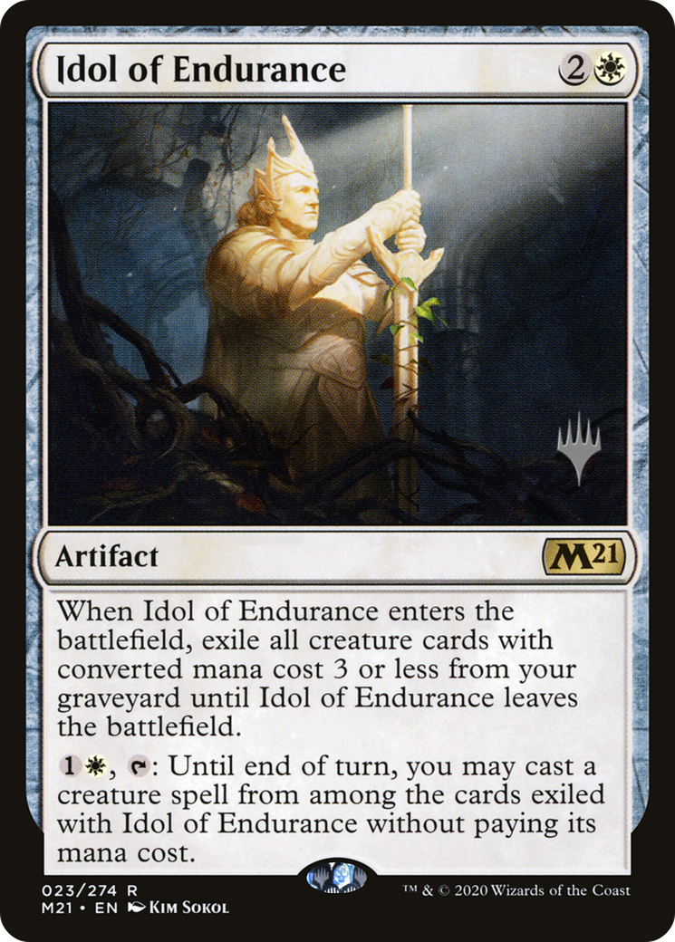Idol of Endurance (PPM21-023) - Core Set 2021 Promos Foil