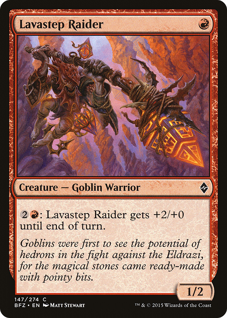 Lavastep Raider (BFZ-147) - Battle for Zendikar Foil