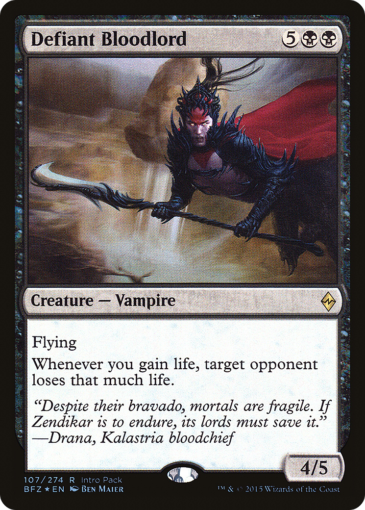 Defiant Bloodlord (UMP-107) - Battle for Zendikar Promos Foil