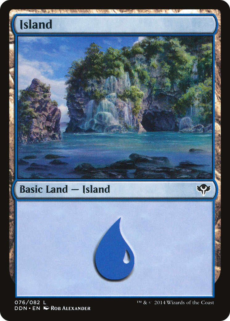 Island (076) (DDN-076) - Duel Decks: Speed vs. Cunning