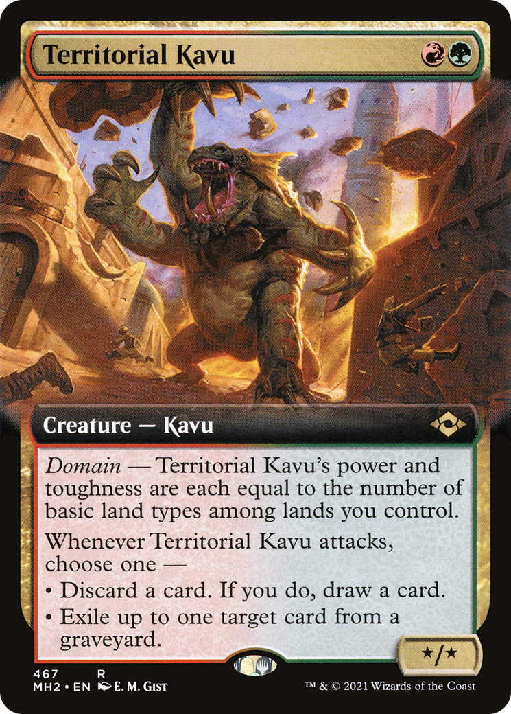 Territorial Kavu (Extended Art) (MH2-467) - Modern Horizons 2: (Extended Art)