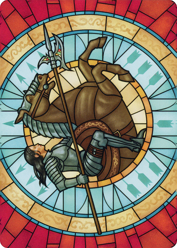 Tori D'Avenant, Fury Rider // Tori D'Avenant, Fury Rider (ADMU-078) - Dominaria United Art Series (Borderless) Foil