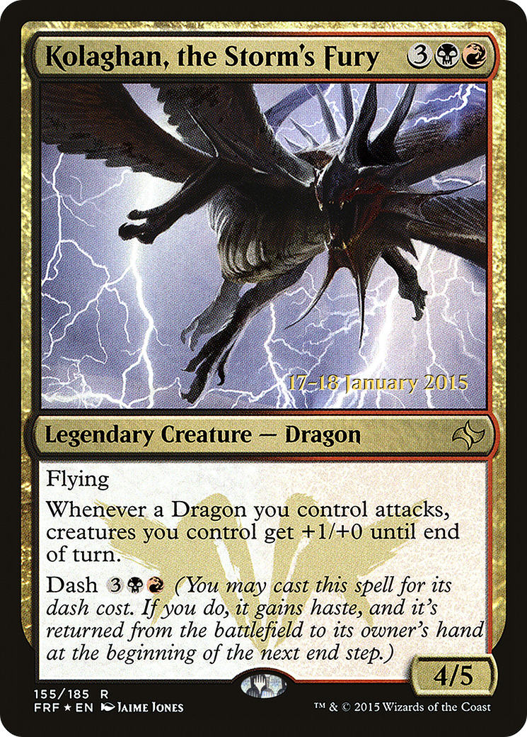 Kolaghan, the Storm's Fury (PRE-155) - Fate Reforged Promos Foil