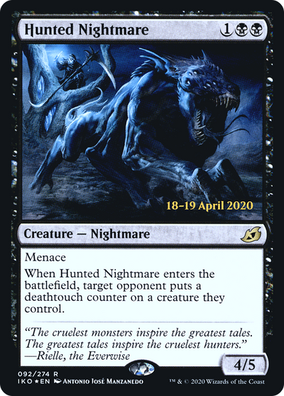 Hunted Nightmare [Ikoria: Lair of Behemoths Prerelease Promos]