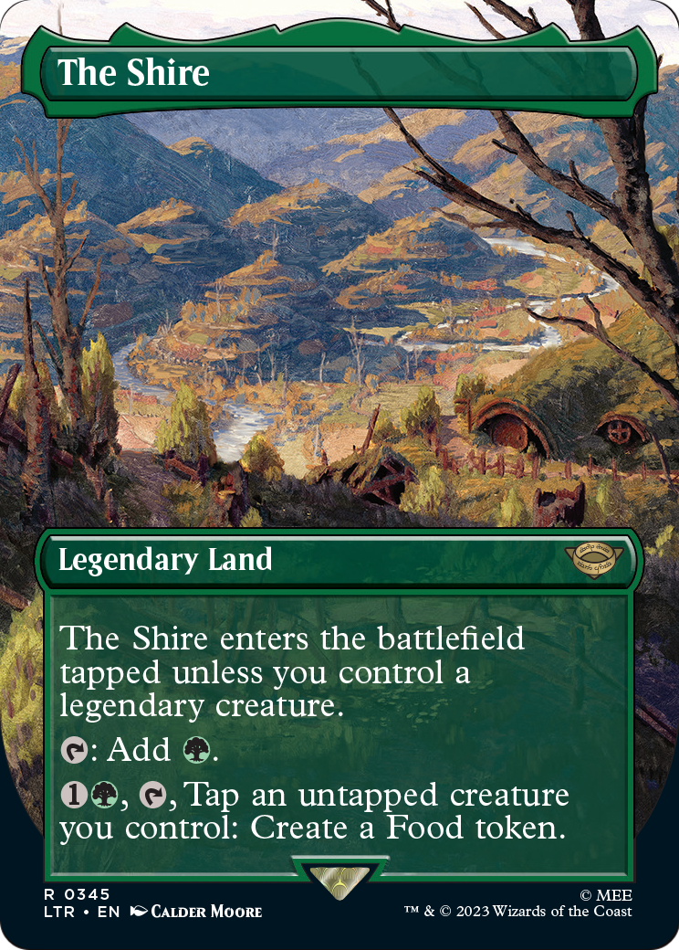 The Shire (Borderless) (LTR-345) - The Lord of the Rings: Tales of Middle-earth (Borderless)