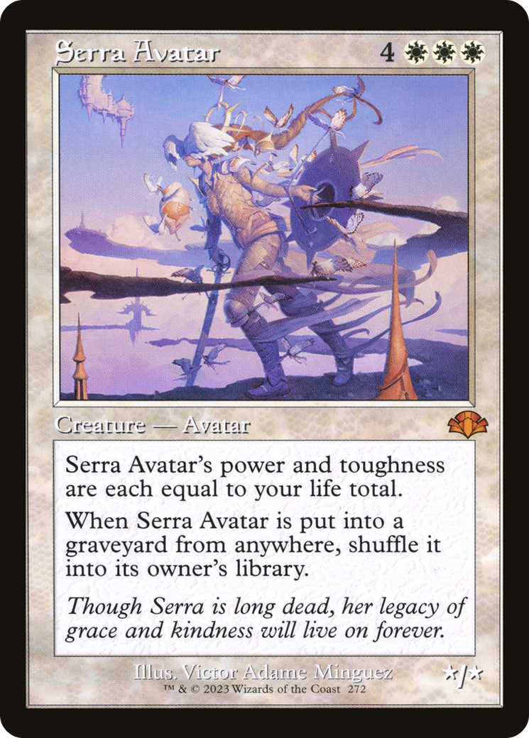 Serra Avatar (Retro Frame) (DMR-272) - Dominaria Remastered Foil