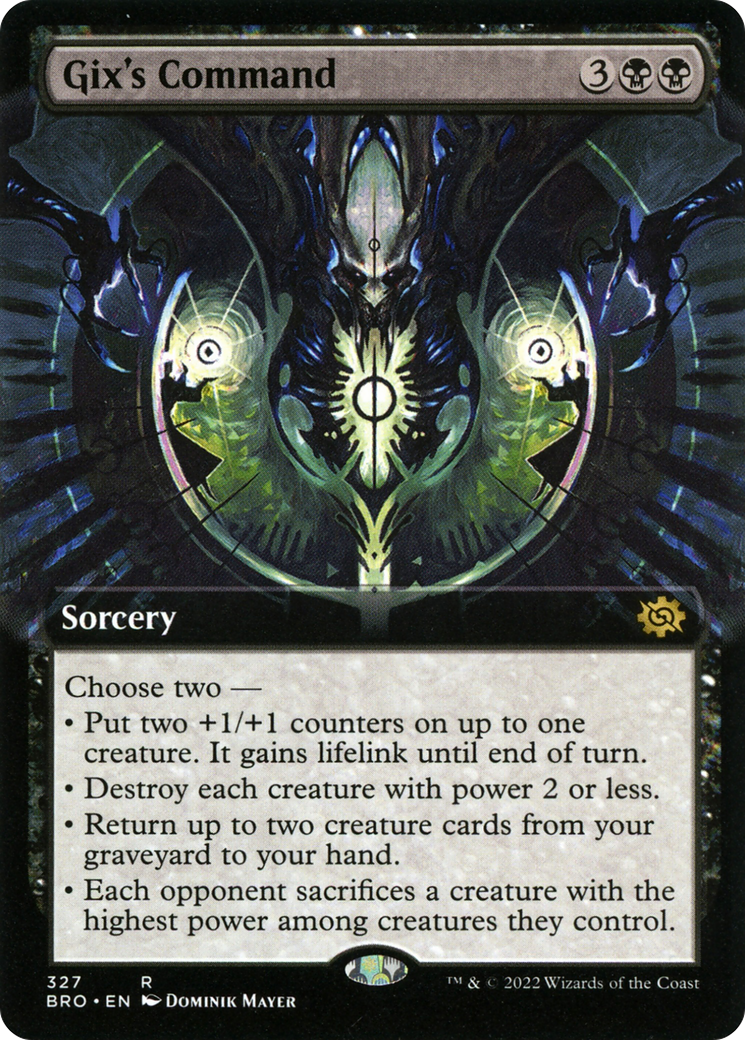Gix's Command (Extended Art) (BRO-327) - The Brothers' War: (Extended Art)