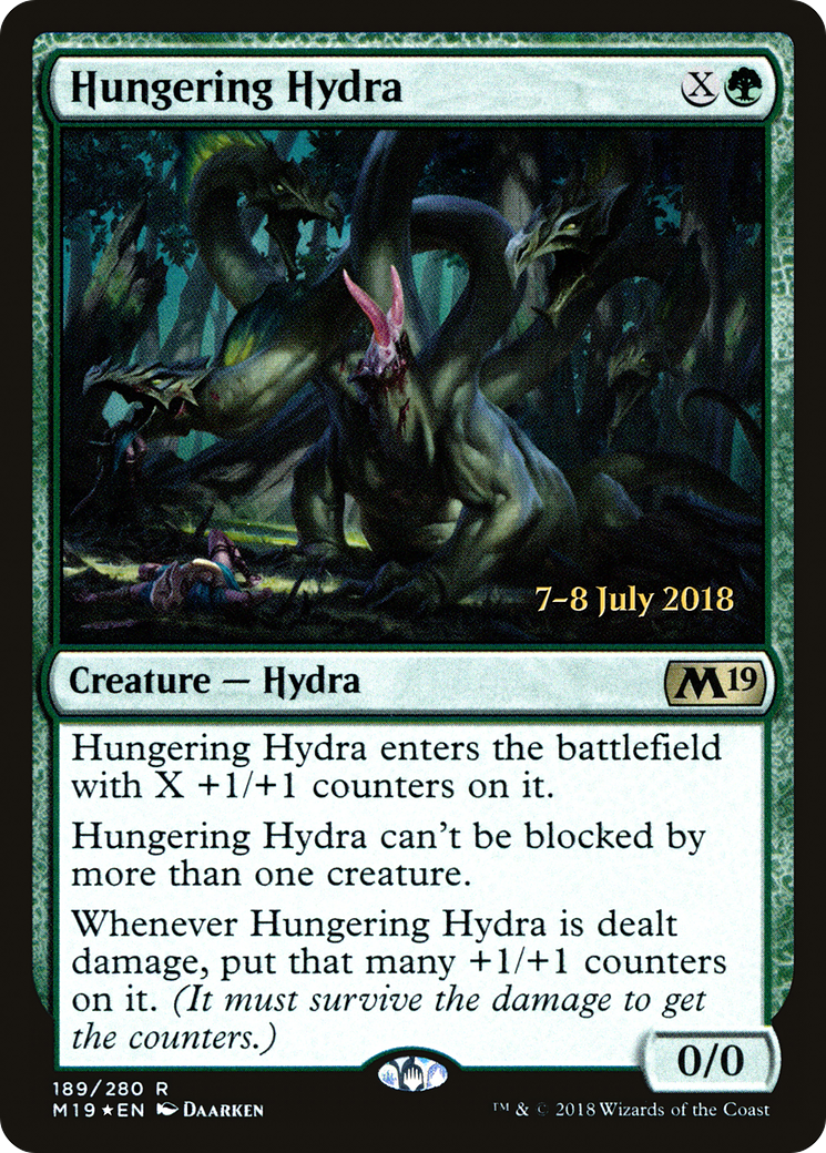 Hungering Hydra (PRE-189) - Core Set 2019 Promos Foil