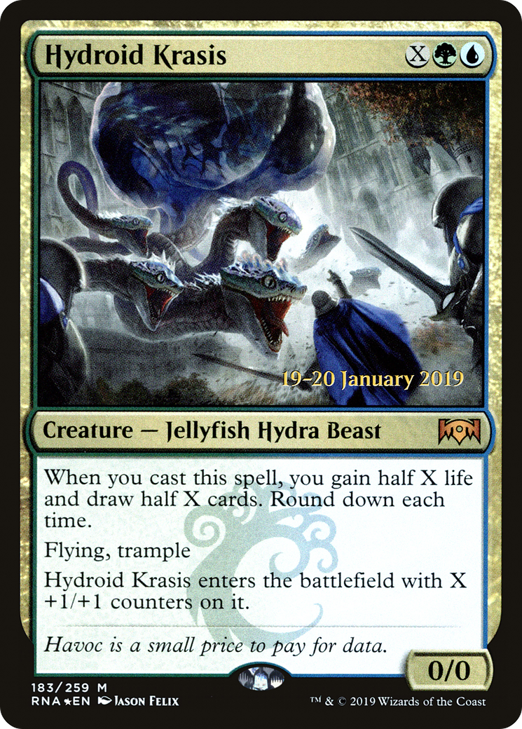 Hydroid Krasis (PRE-183) - Ravnica Allegiance Promos Foil
