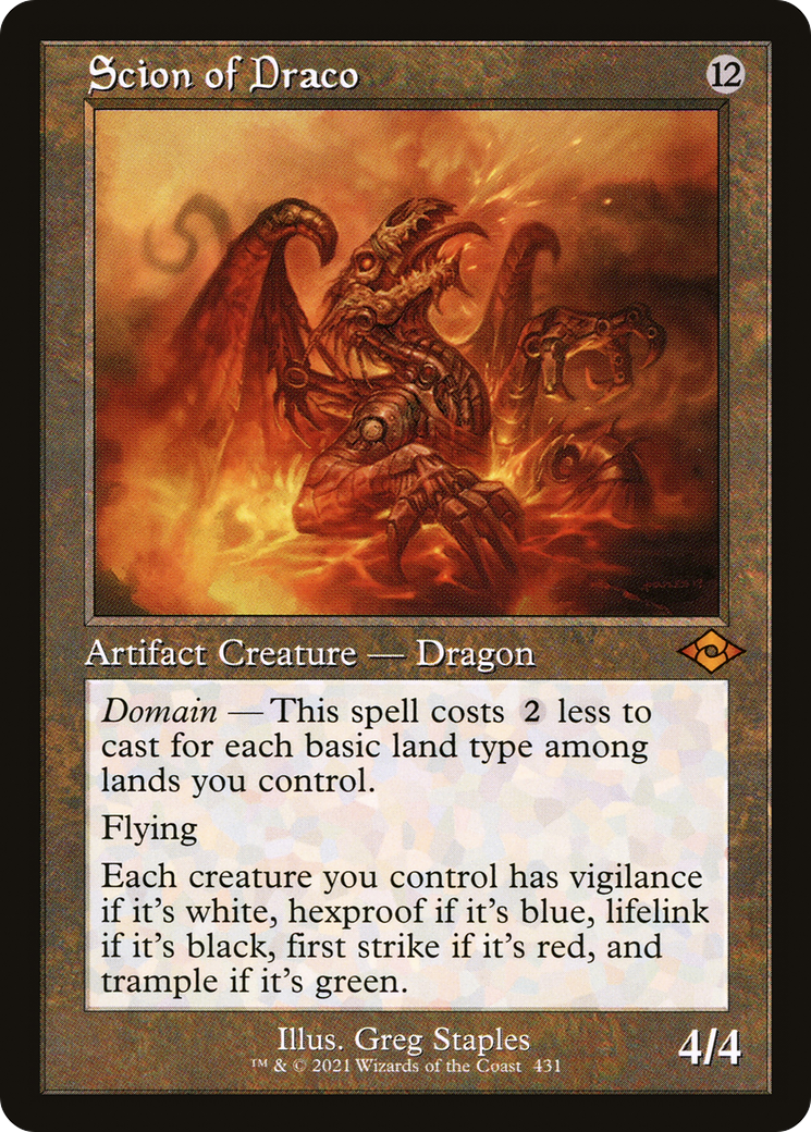 Scion of Draco (Retro Frame) (MH2-431) - Modern Horizons 2