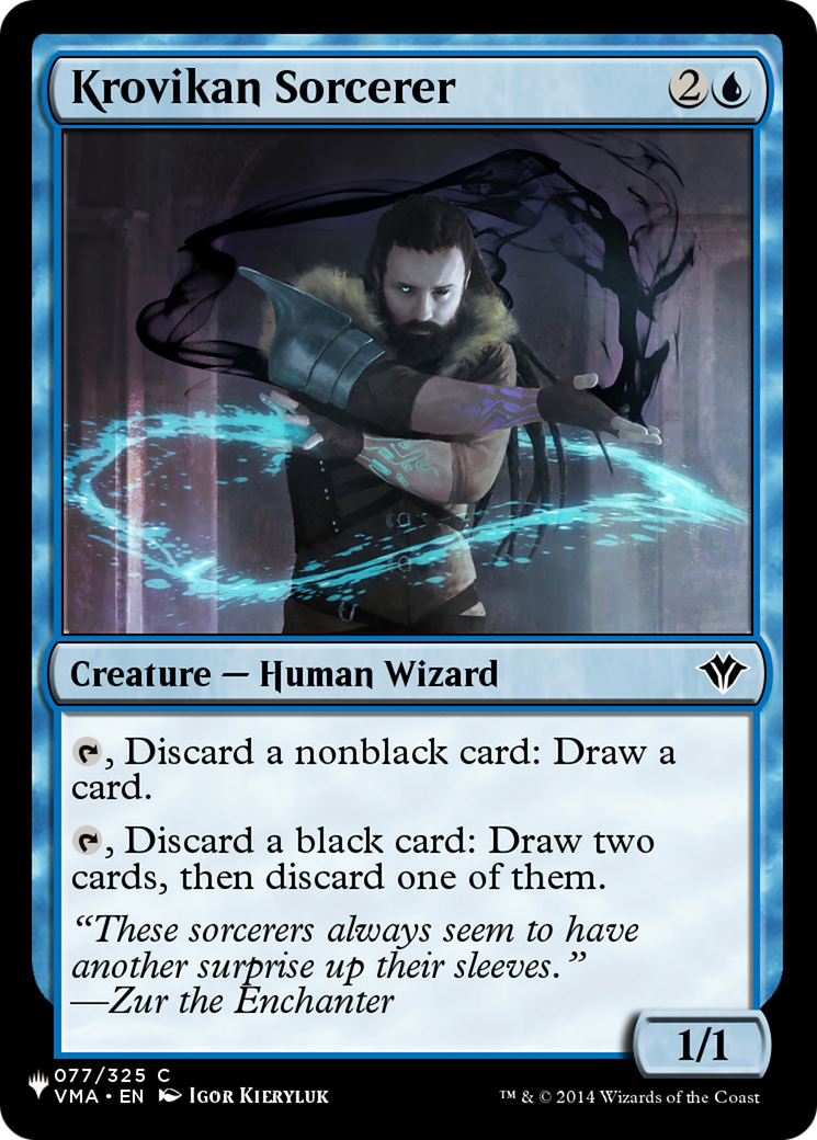 Krovikan Sorcerer [The List]