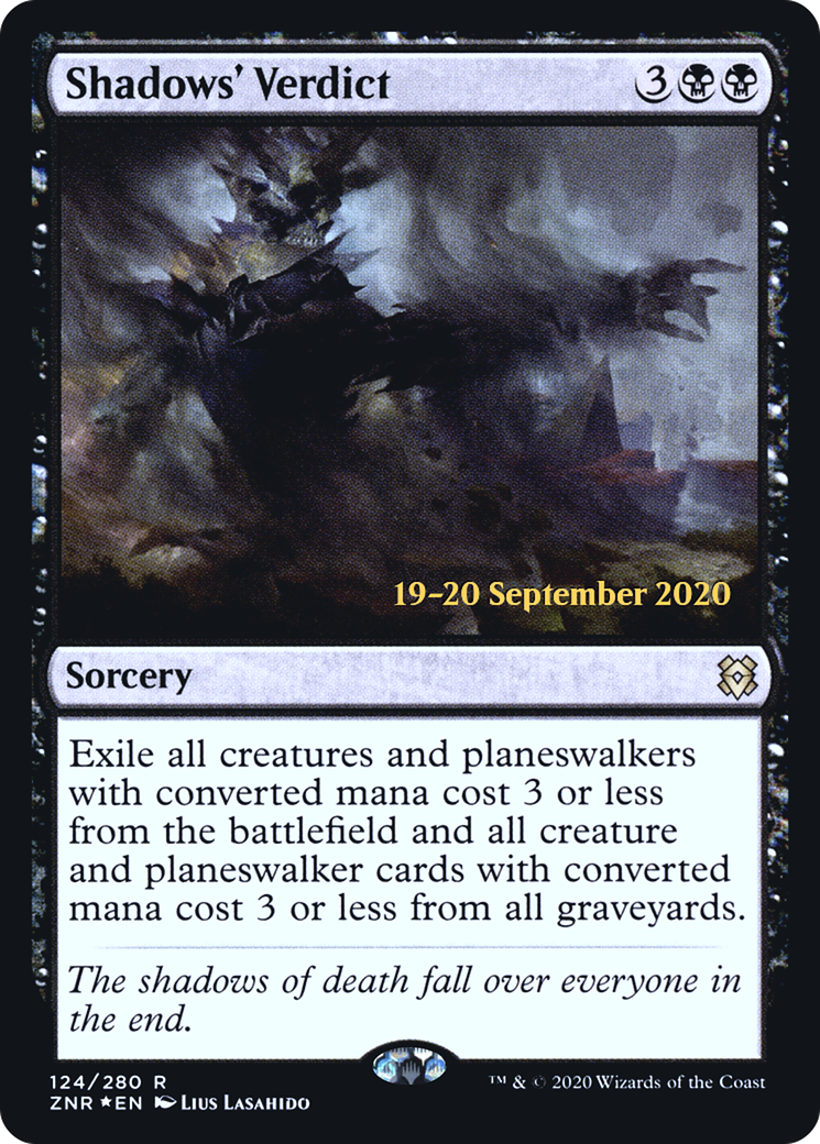 Shadows' Verdict (PRE-124) - Zendikar Rising Promos Foil
