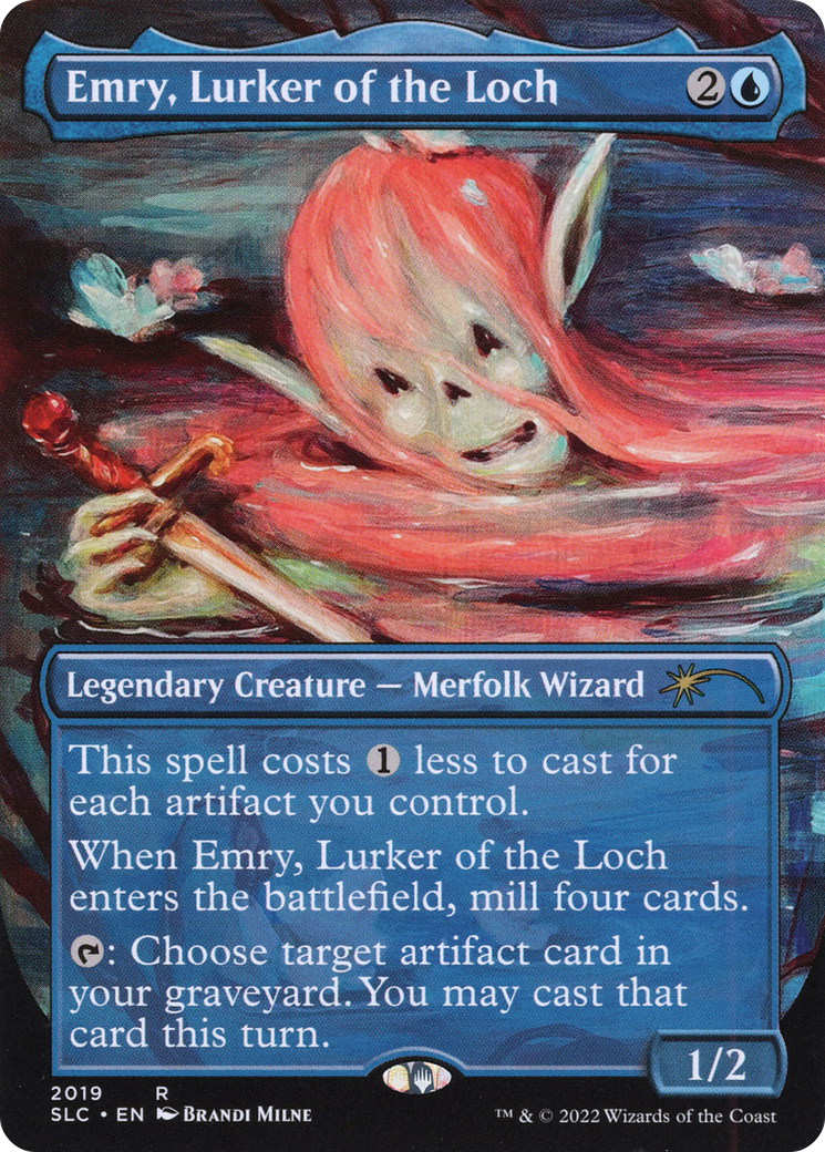 Emry, Lurker of the Loch (SLC-2019) - Secret Lair Countdown Kit (Borderless) Foil