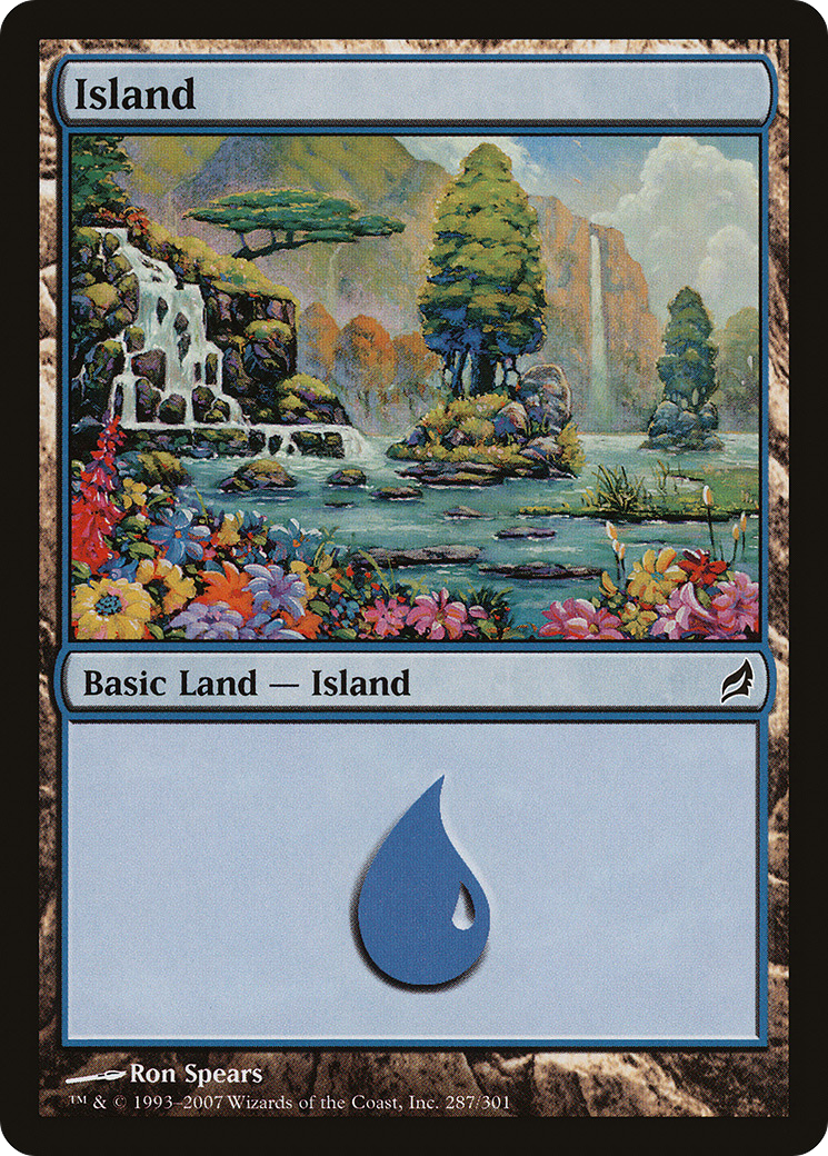 Island (287) (LRW-287) - Lorwyn Foil