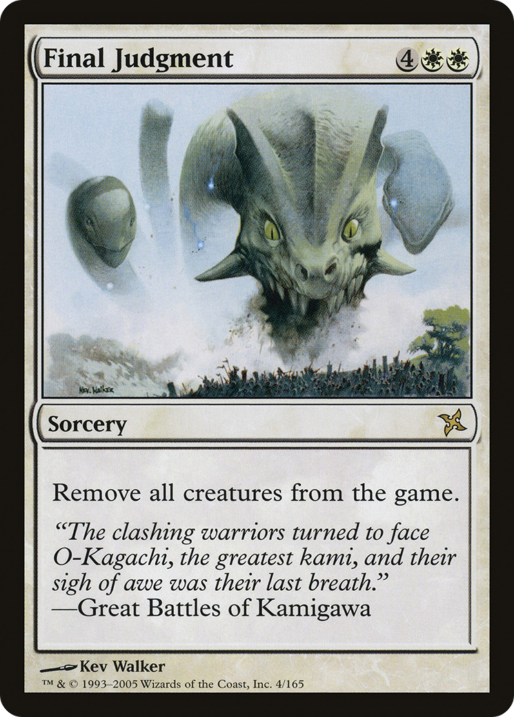 Final Judgment (BOK-004) - Betrayers of Kamigawa Foil