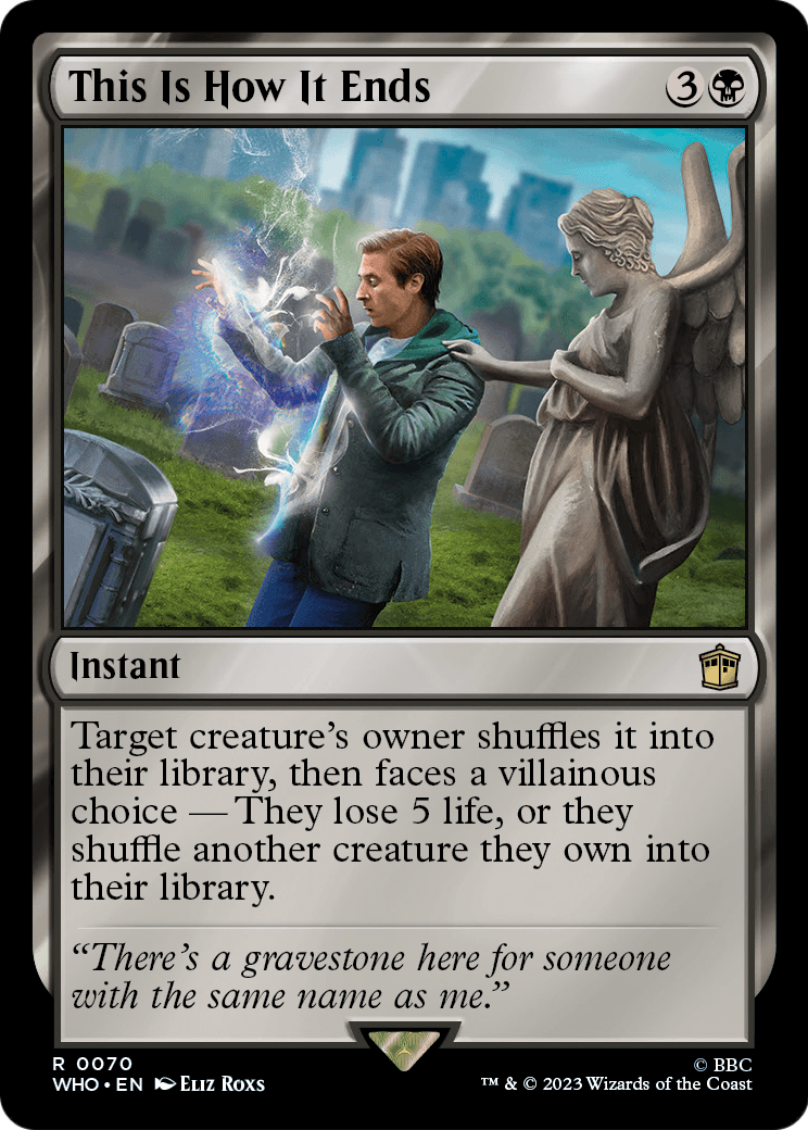 This Is How It Ends (WHO-070) - Doctor Who Foil