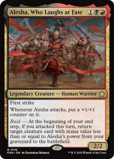 Alesha, Who Laughs at Fate (Promo Pack) [Foundations Promos]