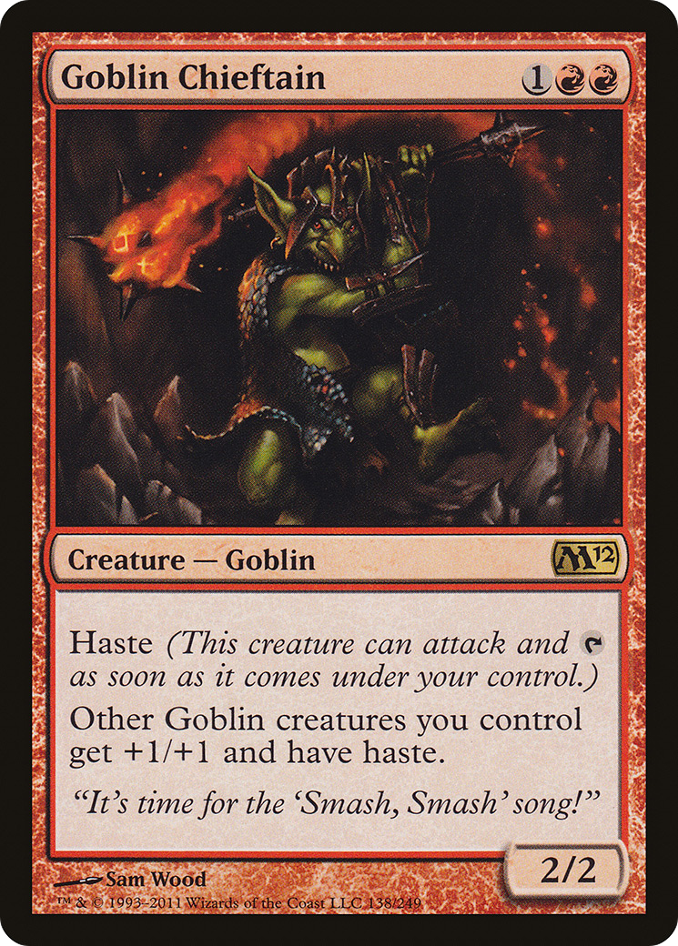 Goblin Chieftain (M12-138) - Magic 2012