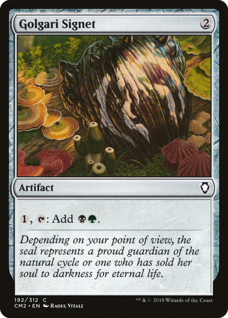 Golgari Signet (192) (CM2-192) - Commander Anthology Volume II