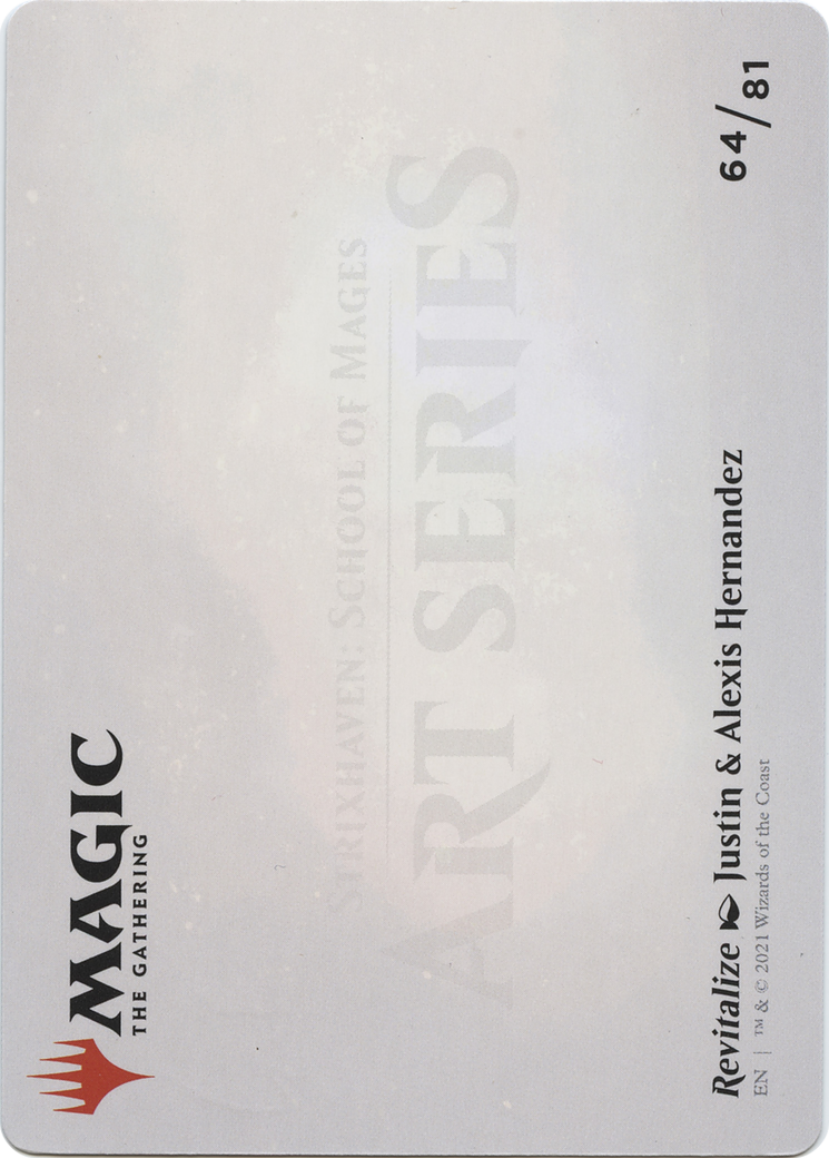 Revitalize // Revitalize (ASTX-064) - Strixhaven Art Series (Borderless) Foil