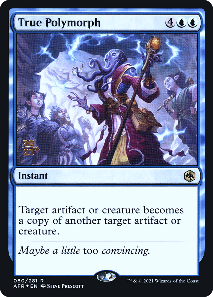 True Polymorph (PRE-080) - Adventures in the Forgotten Realms Promos Foil