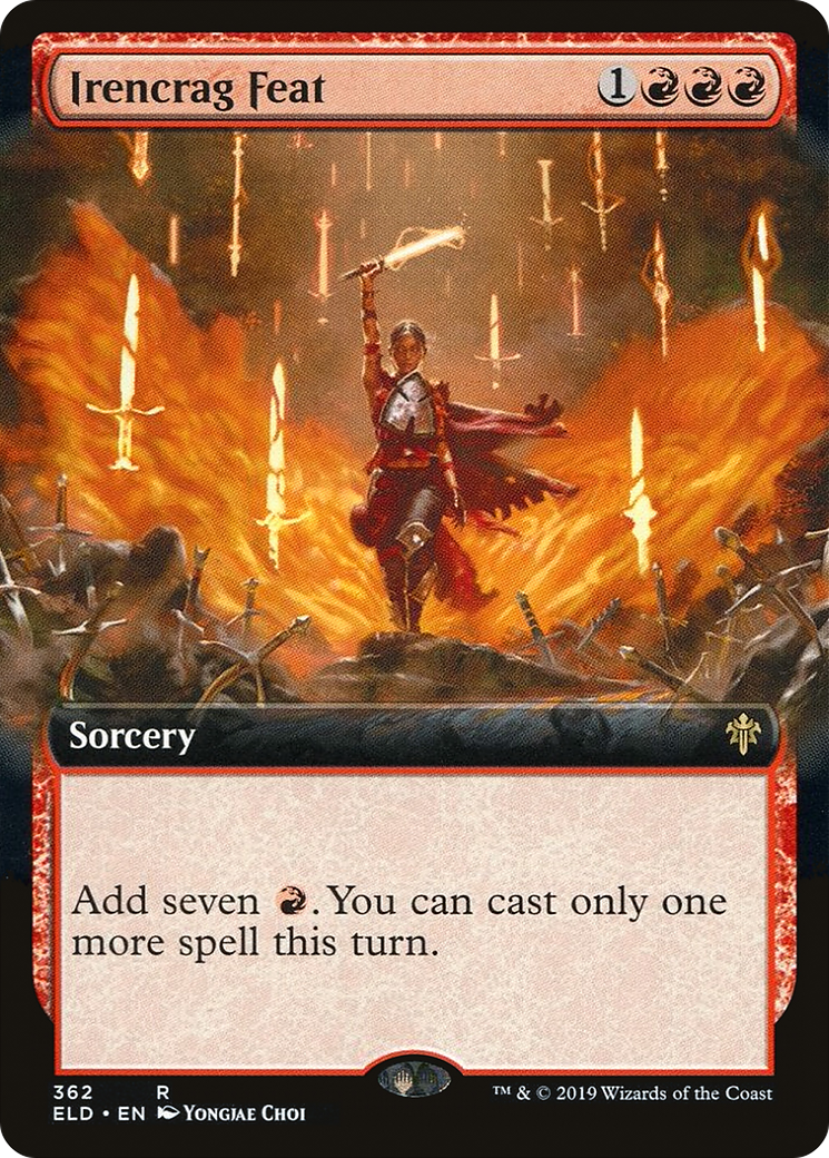 Irencrag Feat (Extended Art) (ELD-362) - Throne of Eldraine: (Extended Art)
