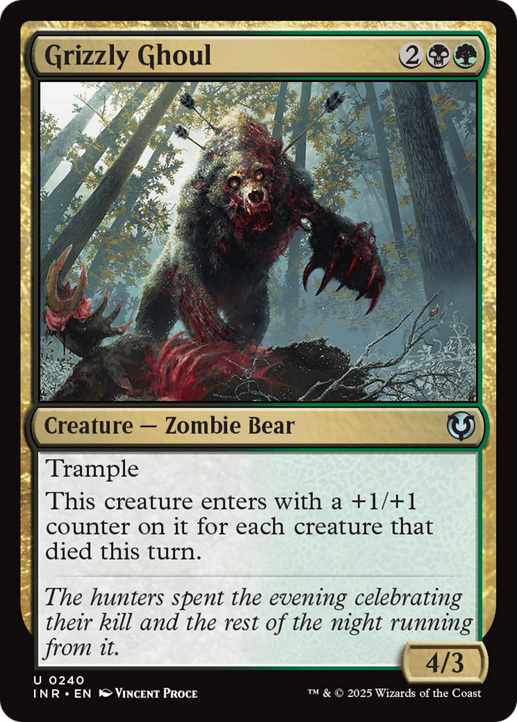 Grizzly Ghoul (INR-240) - Innistrad Remastered Foil