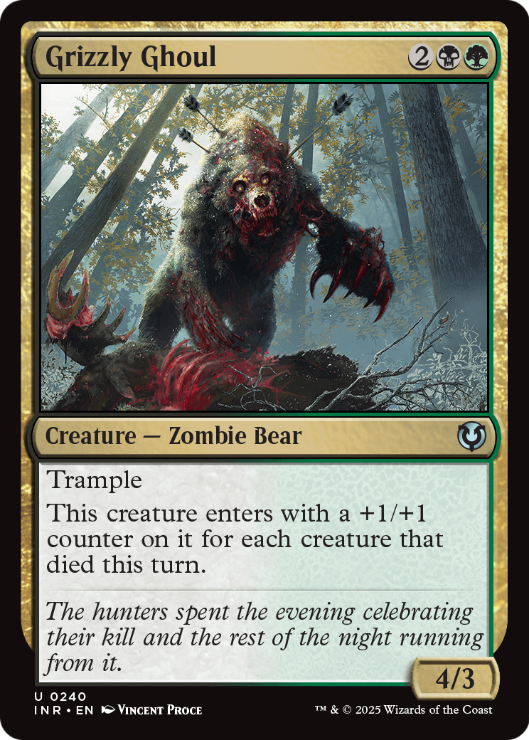 Grizzly Ghoul (INR-240) - Innistrad Remastered