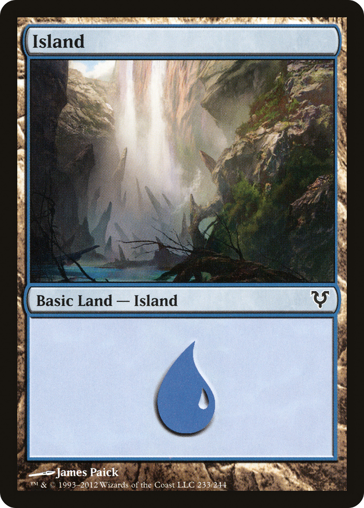 Island (233) (AVR-233) - Avacyn Restored