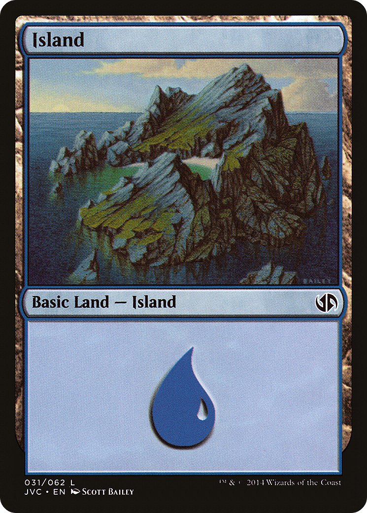 Island (31) (Jace vs. Chandra) (DD3-031) - Duel Decks Anthology: Jace vs. Chandra