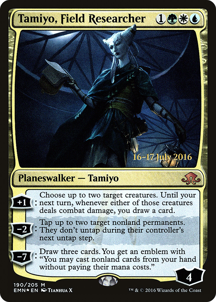 Tamiyo, Field Researcher (PRE-190) - Eldritch Moon Promos Foil