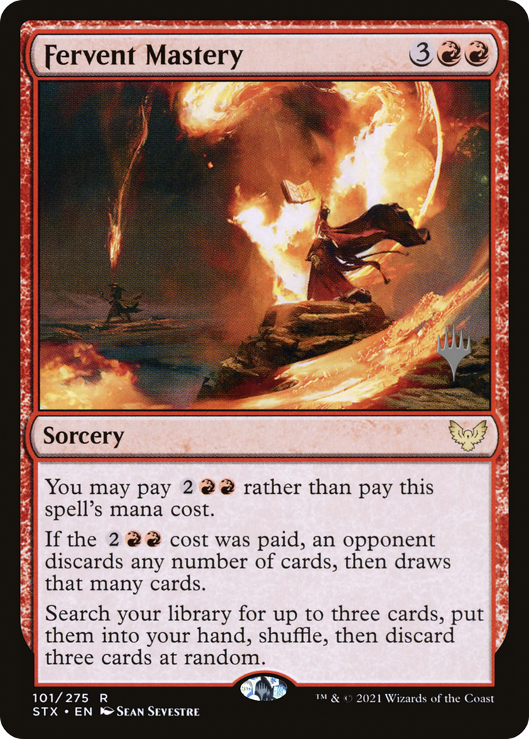 Fervent Mastery (PPSTX-101P) - Strixhaven: School of Mages Promos Foil