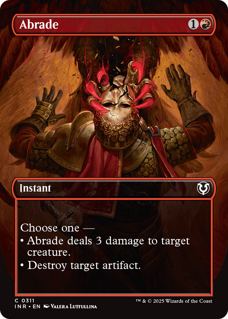 Abrade (Borderless) (INR-311) - Innistrad Remastered (Borderless)