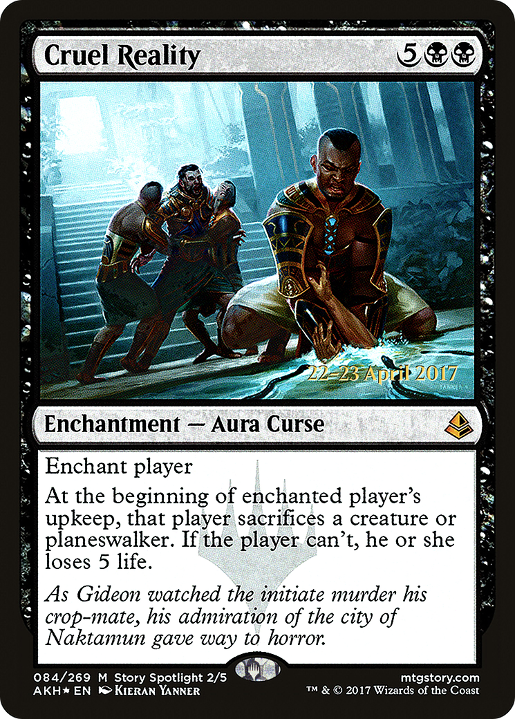 Cruel Reality (PRE-084) - Amonkhet Promos Foil