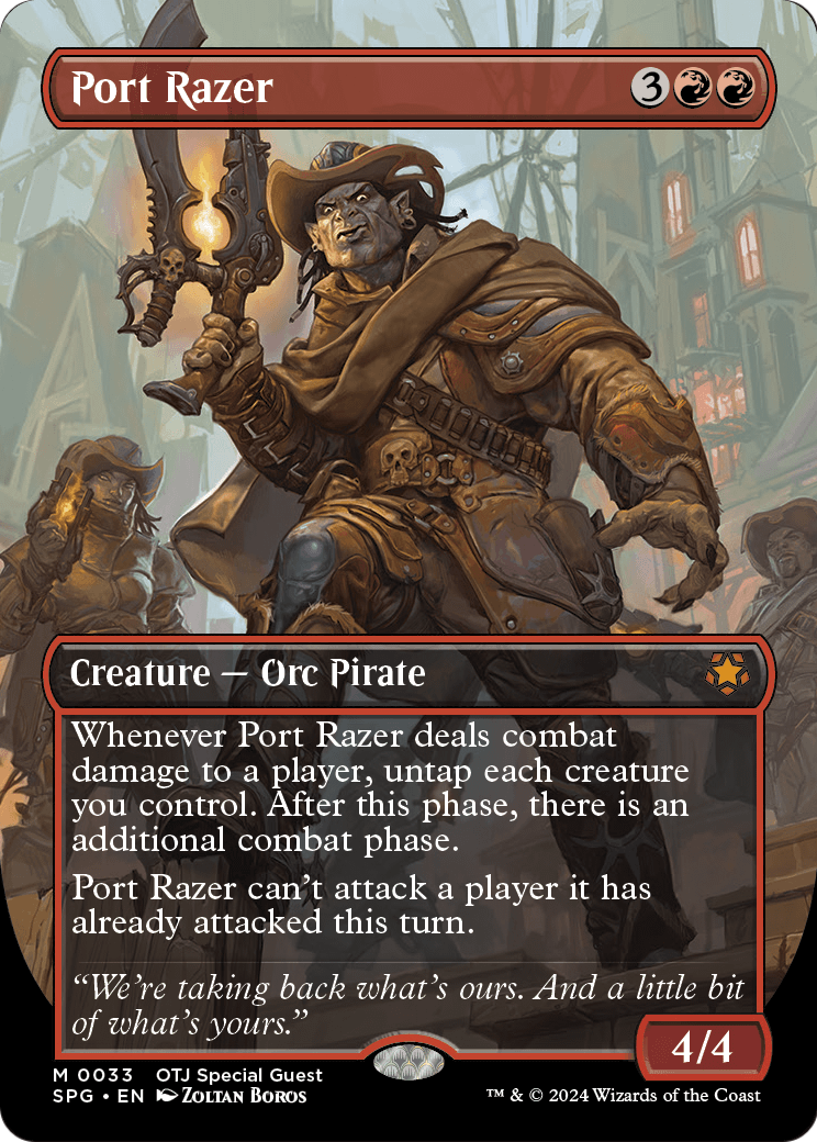 Port Razer (Borderless) (SPG-033) - Special Guests (Borderless) Foil