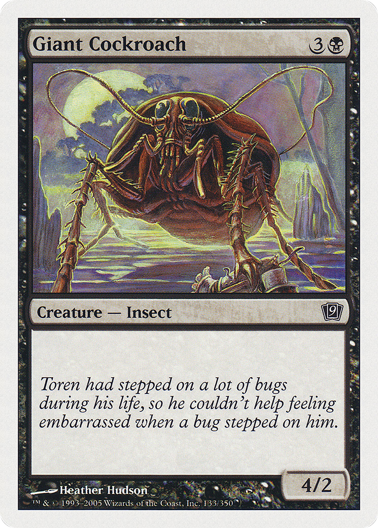 Giant Cockroach (9ED-133) - 9th Edition