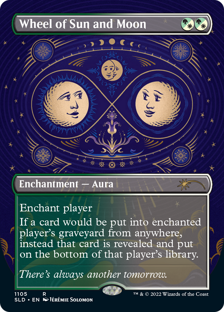 Wheel of Sun and Moon (Borderless) (SLD-1105) - Secret Lair Drop (Borderless)