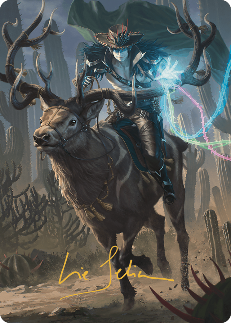 Oko, the Ringleader // Oko, the Ringleader (AOTJ-054) - Outlaws of Thunder Junction Art Series (Borderless)