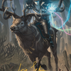 Oko, the Ringleader // Oko, the Ringleader (AOTJ-054) - Outlaws of Thunder Junction Art Series (Borderless) Foil