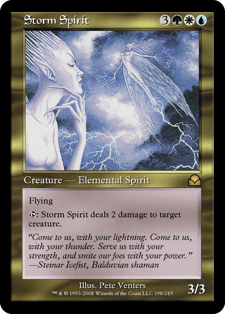 Storm Spirit (ME2-198) - Masters Edition II Foil