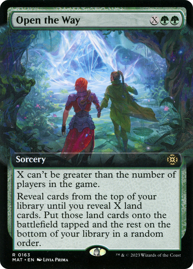 Open the Way (Extended Art) (MAT-163) - March of the Machine: The Aftermath: (Extended Art) Foil
