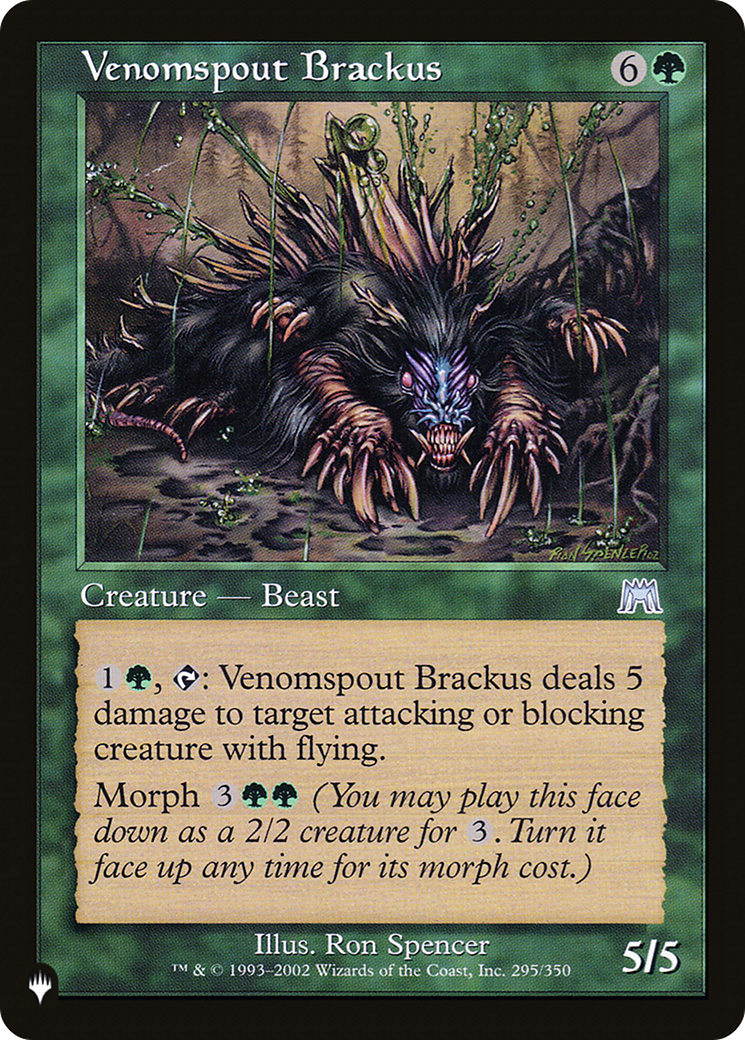 Venomspout Brackus (LIST-295/350) - The List