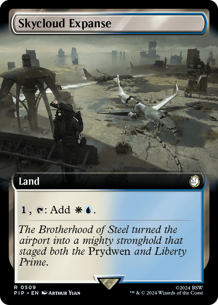 Skycloud Expanse (Extended Art) (PIP-509) - Fallout: (Extended Art) Foil