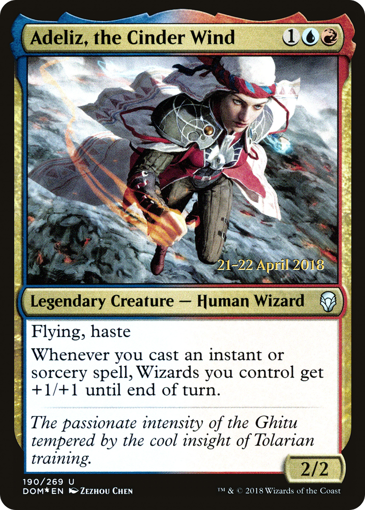 Adeliz, the Cinder Wind (PRE-190) - Dominaria Promos Foil