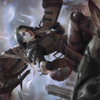 Sawblade Slinger // Sawblade Slinger (AVOW-054) - Crimson Vow Art Series (Borderless)