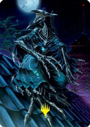 Jin-Gitaxias, Progress Tyrant Art Card (Gold-Stamped Signature) (ASNEO-052) - Art Series: Kamigawa: Neon Dynasty