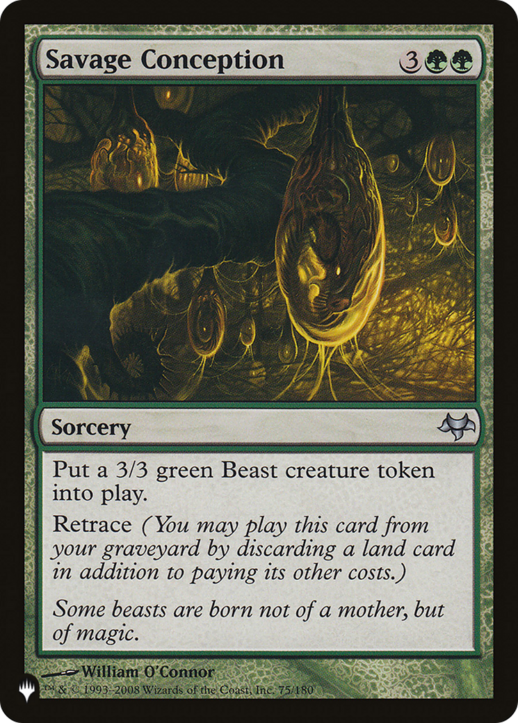 Savage Conception (LIST-75/180) - The List