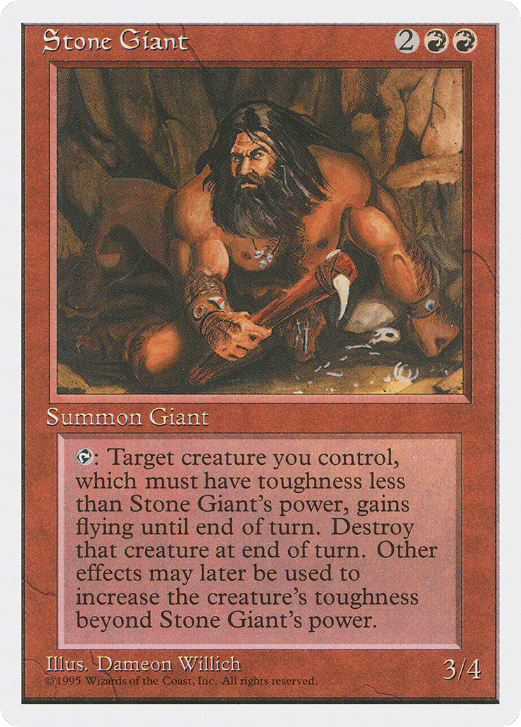 Stone Giant (4ED-) - Fourth Edition