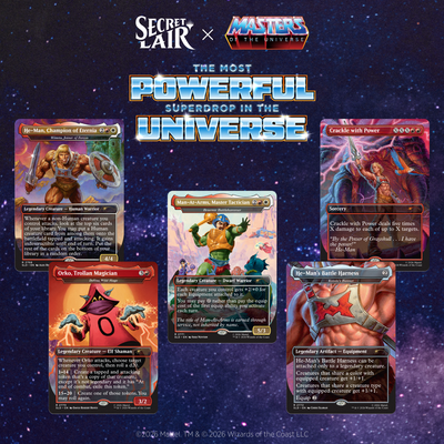 Secret Lair x Masters of the Universe™: By the Power of Grayskull! Non-Foil Edition